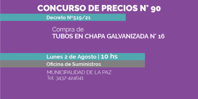 CONCURSO ABIERTO DE PRECIOS N° 90